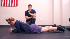Plank thoracic rotation