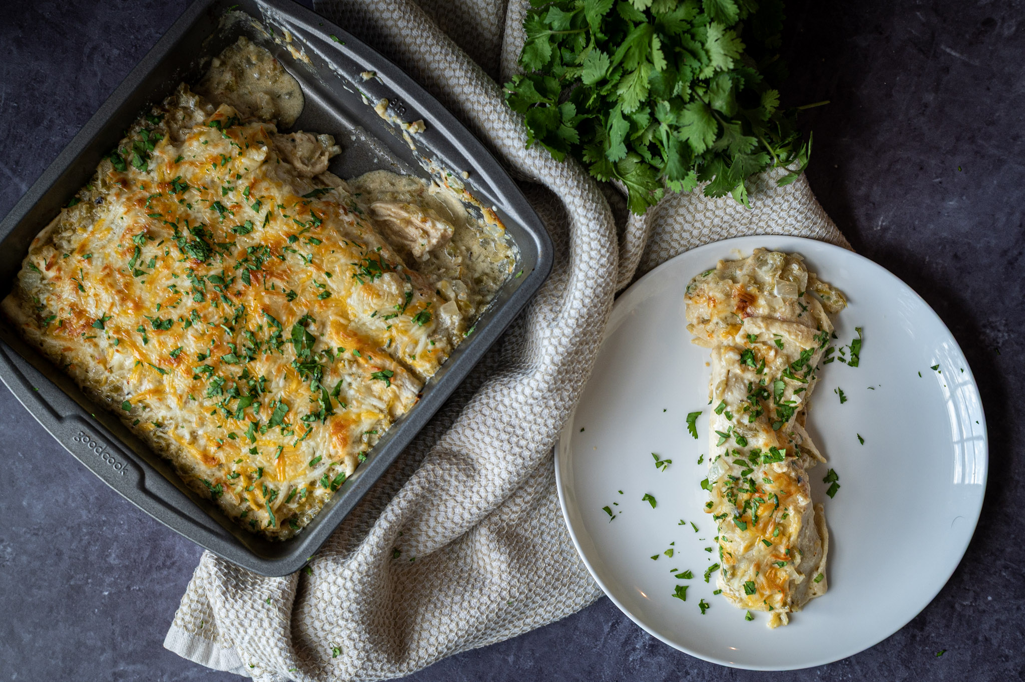 Salsa Verde Enchiladas