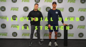 Iliotibial band stretch