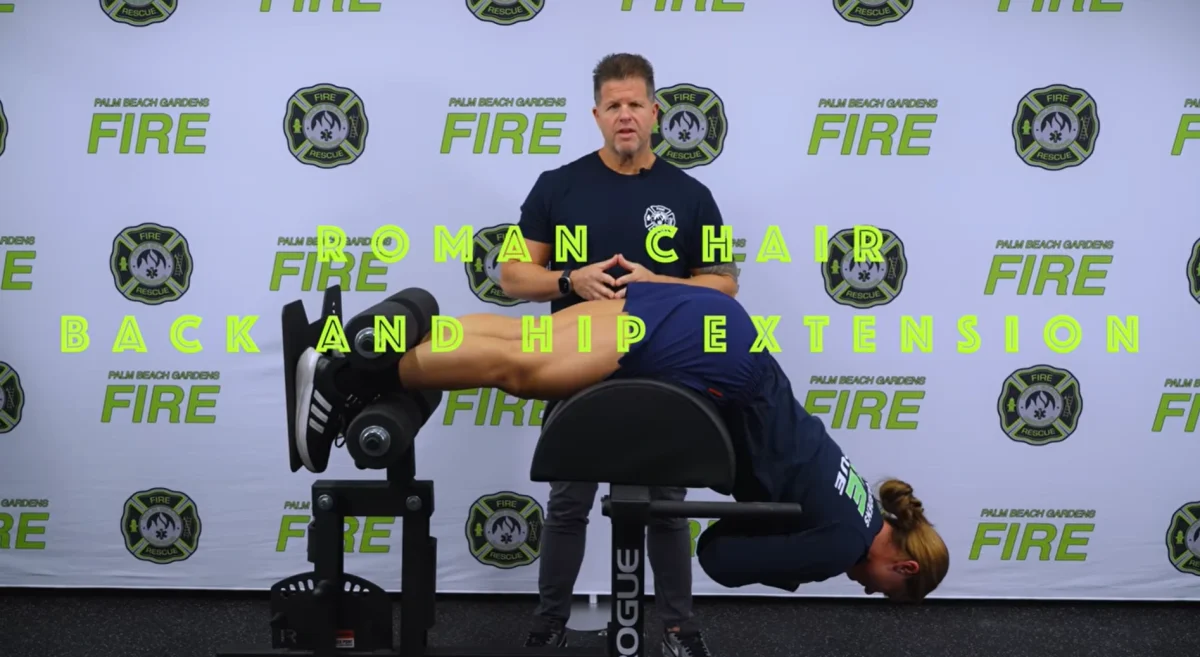 Roman chair hip and back extension