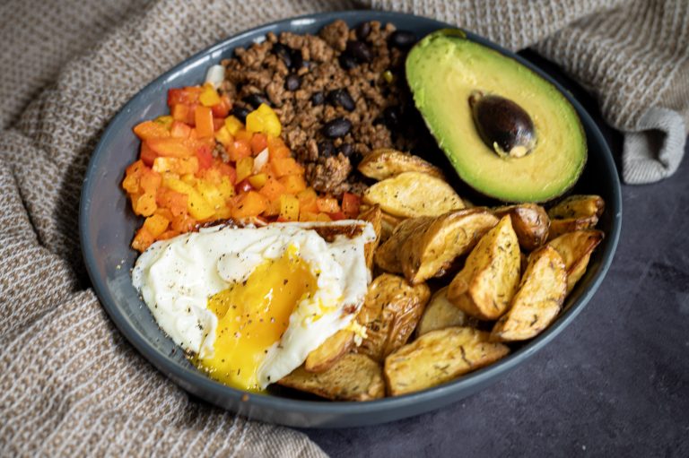 Loaded Beef Breakfast Hash